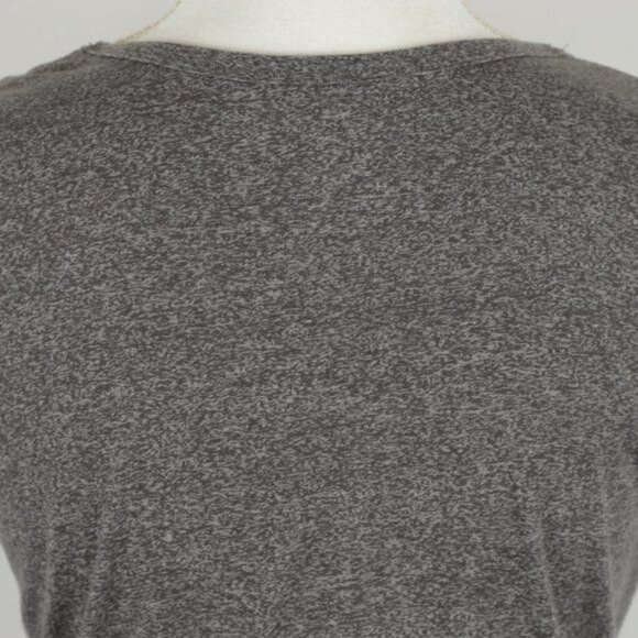 Alpine Design Women's Small Eiffel Tower Gray Scoop Neck Short Sleeve Mini Dress - Picture 5 of 9